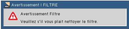 NEC U250X - Problème : Messages de rappel - 4
