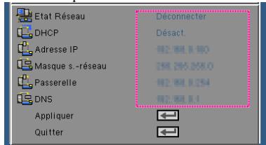 NEC U250X - Comment utiliser un navigateur web pour contrôler votre projeteur - 1
