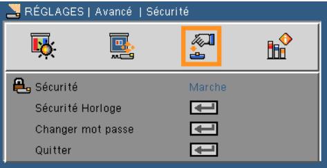 NEC U250X - Avance | Sécurité - 1