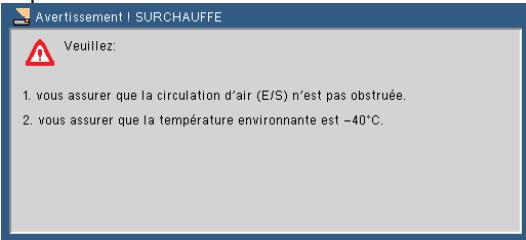 NEC U250X - Voyant d'advertissement - 1