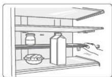BRANDT BFC584YNW - Estante plegable (optional) - 1