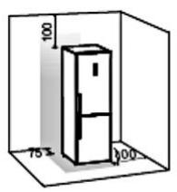 BRANDT BFC584YNW - Ventilation de l'appareil - 1