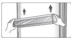 BRANDT BFC584YNW - Suporte da porta - 1
