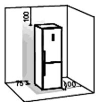 BRANDT BFC584YNW - Ventilation of appliance - 1