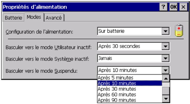 PSION NETBOOK PRO - Basculer vers le mode Suspendu - 2