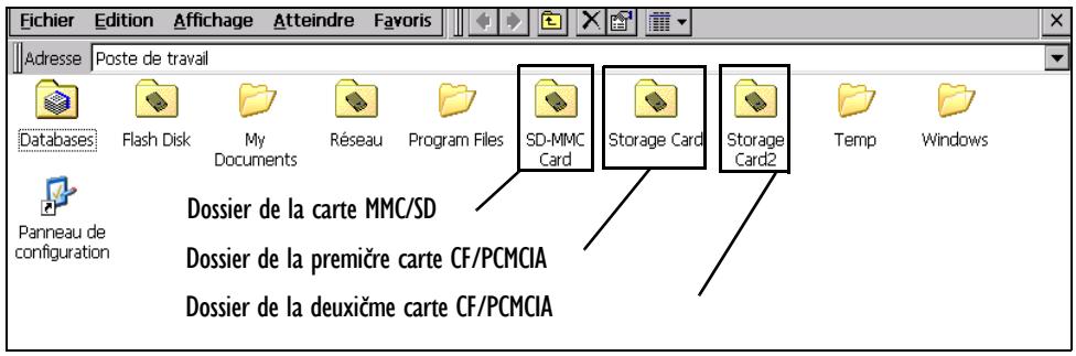 PSION NETBOOK PRO - 5.II Dossiers relatifs aux cartes mémoire - 1