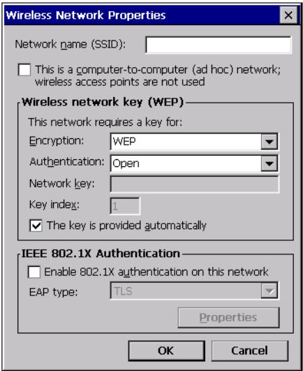 PSION NETBOOK PRO - Configuration de la carte radio 802.IIb - 5