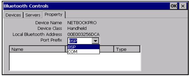 PSION NETBOOK PRO - Menu Property - 2