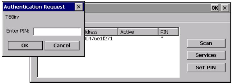 PSION NETBOOK PRO - Important : L'authentication de l'appareil à distance doit être activée, sans quoi l'authentication du NIP échouera. - 5