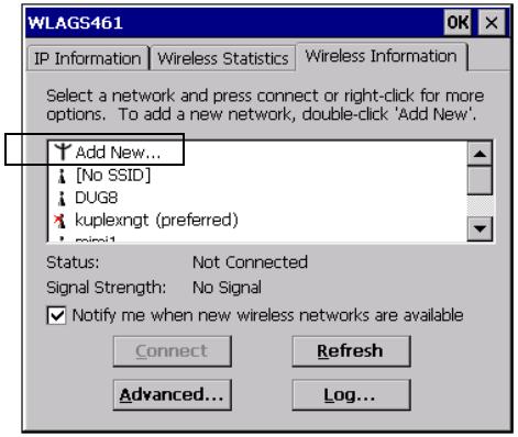 PSION NETBOOK PRO - Configuration de la carte radio 802.IIb - 3