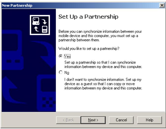 PSION NETBOOK PRO - Création d'un partenariat - 1