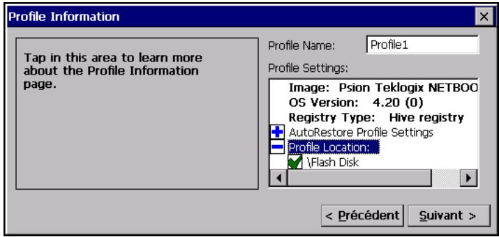 PSION NETBOOK PRO - Profile Location - 1