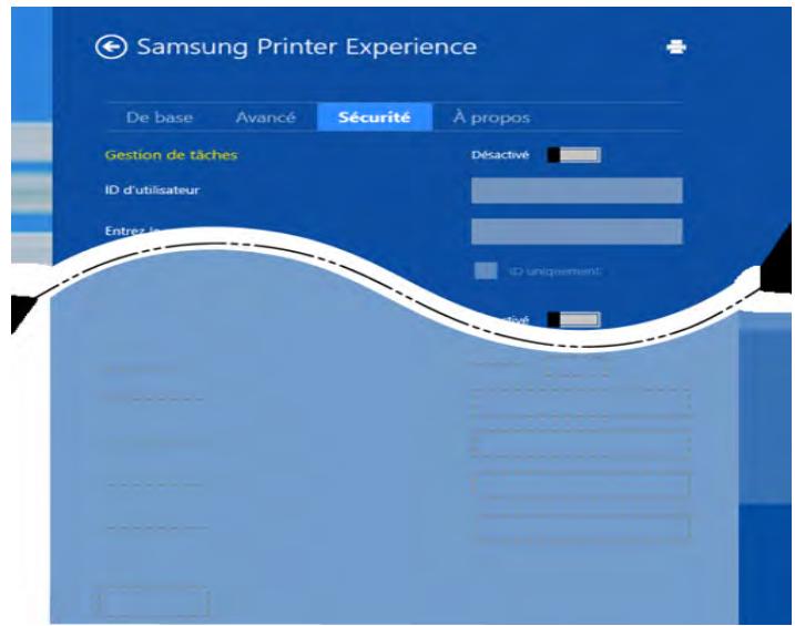 SAMSUNG SL-C430W - Onglet sécurité - 2