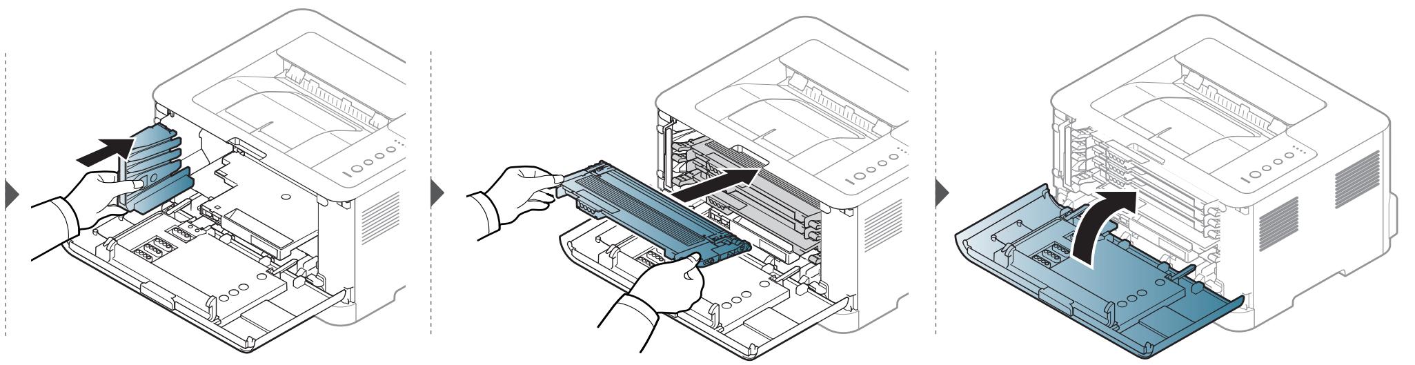 SAMSUNG SL-C430W - Remplacement du récapitulateur de toner - 2