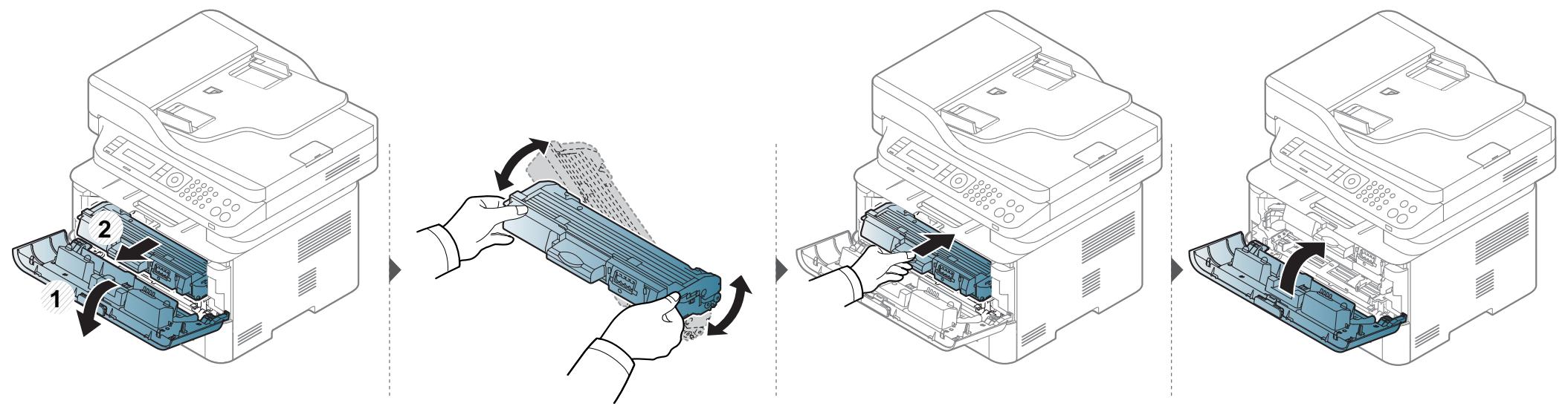 SAMSUNG SL-M2675F - Redistribution du toner - 1