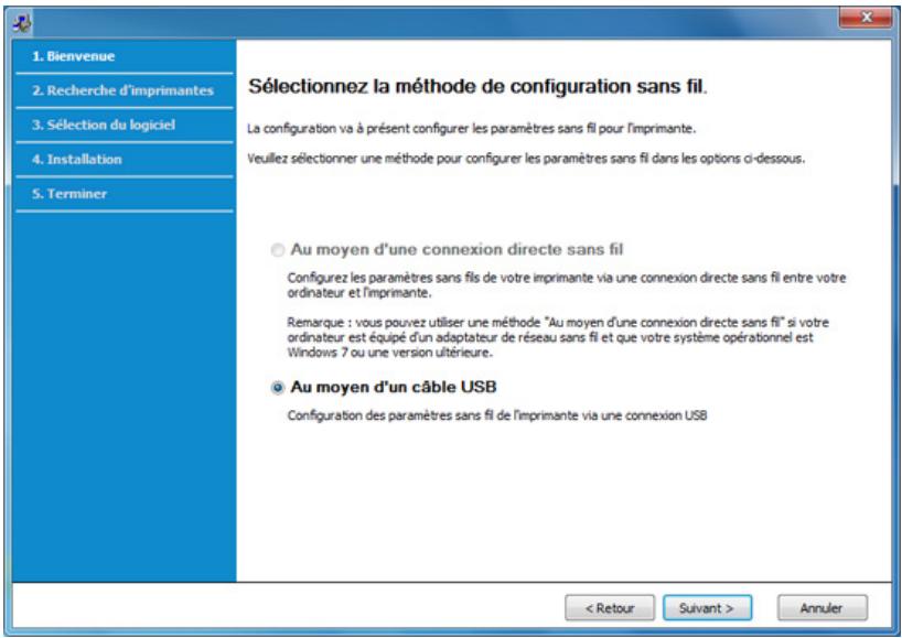 SAMSUNG SL-M2675F - Configuration du réseau sans fil - 2