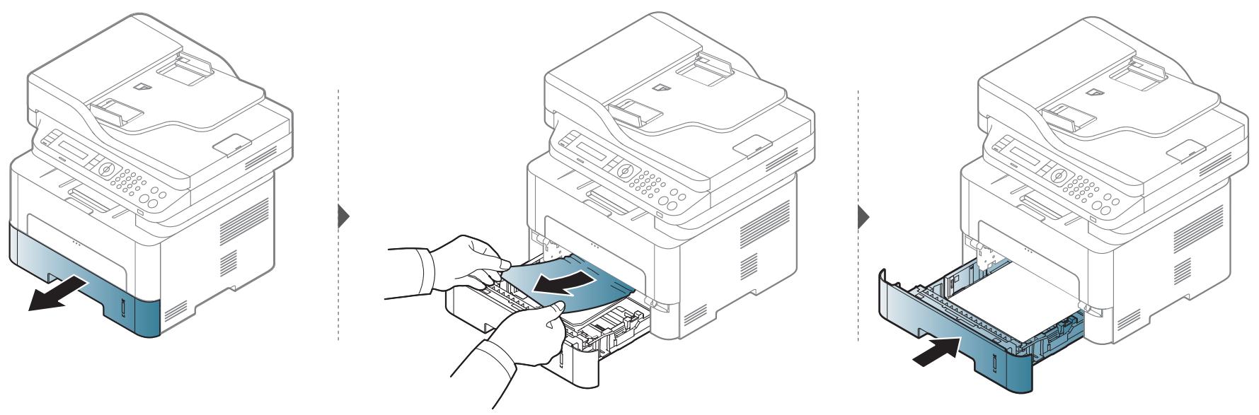 SAMSUNG SL-M2675F - Dans le bac - 1