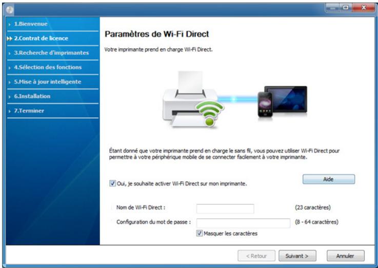 SAMSUNG SL-M2675F - Configuration du réseau sans fil - 2