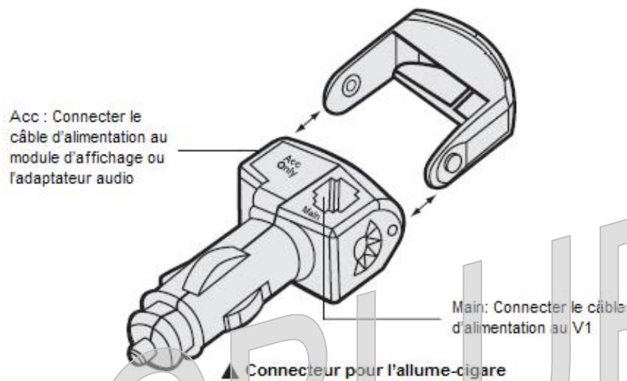 VALENTINE ONE - Installation du connecteur pour l'allume-cigare - 1