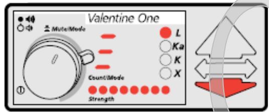 VALENTINE ONE - Comment identifier une alerte au laser ? - 2