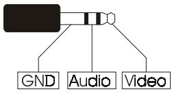VDO DAYTON 5000,  DAYTON MM 5000,  DAYTON MS 5000 - Répartition des prises de l'entrée videoo - 1