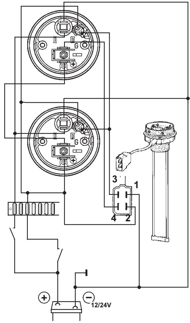 VDO WASTEWATER TANK GAUGE - 2