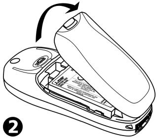 MITSUBISHI TELECOM TRIUM 110 - Retrait de la batterie - 2