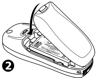 MITSUBISHI TELECOM TRIUM 110 - Mise en place de la batterie - 4