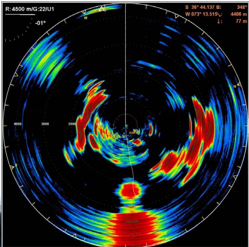 SIMRAD SX90 - Détction d'épave - 1