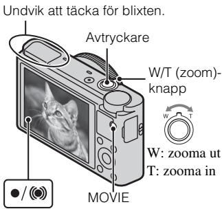 SONY DSC-RX100 - Tagning av stillbilder/inspelning av filmer - 2