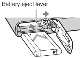 SONY DSC-RX100 - Inserting the battery pack - 2