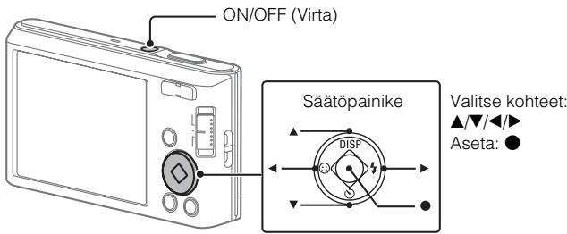 SONY DSC-W830 PACK  : ETUI - Kellon asettaminen - 1