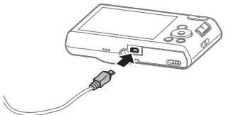 SONY DSC-W830 PACK  : ETUI - Opladning ved tilslutning til en computer - 1