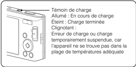 SONY DSC-W830 PACK  : ETUI - Charge de la batterie - 2