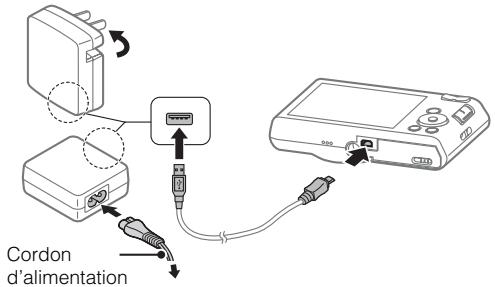 SONY DSC-W830 PACK  : ETUI - Charge de la batterie - 1