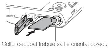 SONY DSC-W830 PACK  : ETUI - Introducerea unui card de memorie (se vinde separat) - 2