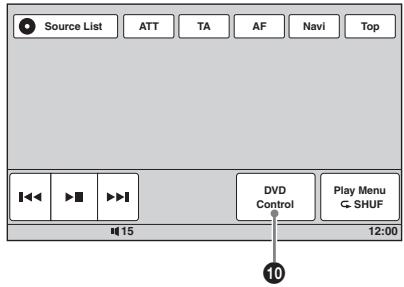 SONY XNV-L77BT TOMTOM - Bedienelemente für die Wiedergabe - 2
