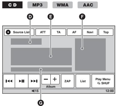 SONY XNV-L77BT TOMTOM - Anzeigen während der Wiedergabe - 2