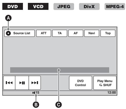 SONY XNV-L77BT TOMTOM - Anzeigen während der Wiedergabe - 1