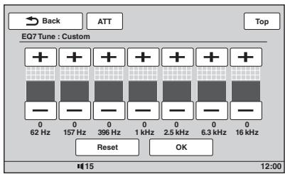 SONY XNV-L77BT TOMTOM - De equalizercurve aanpassen - EQ7 Tune - 1