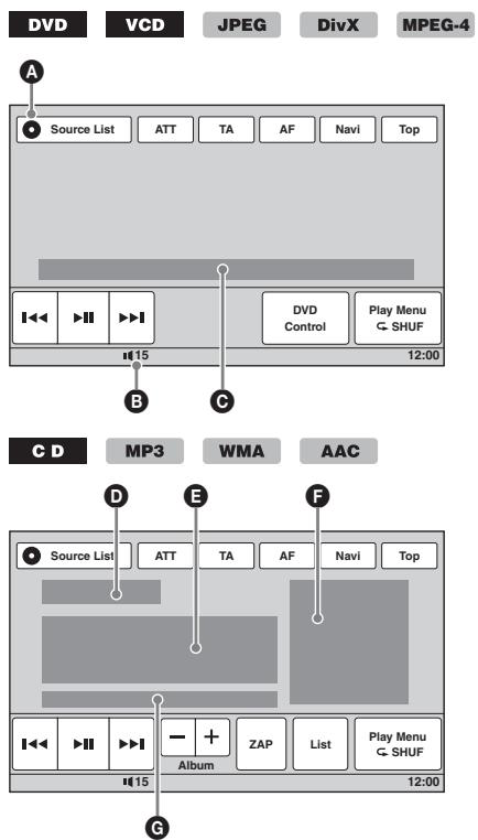 SONY XNV-L77BT TOMTOM - Indications en cours de lecture - 1