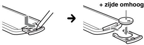 SONY XNV-L77BT TOMTOM - De lithiumbatterij van de kaartafstandsbediening verrangen - 1