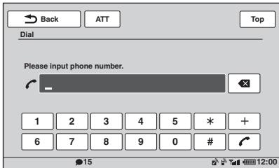 SONY XNV-L77BT TOMTOM - Appuyez sur « Call Menu», puis sur « Dial » - 1