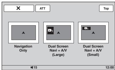 SONY XNV-L77BT TOMTOM - Drücken Sie TOP und berühren Sie dann im Hauptmenu. - 1