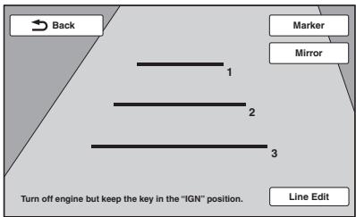 SONY XNV-L77BT TOMTOM - Raak / aan om te bladeren en raak "Rear View Camera Setting" aan. - 1