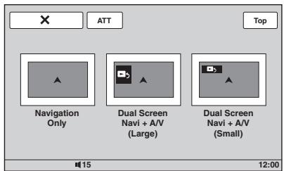SONY XNV-L77BT TOMTOM - Appuyez sur TOP, puis appuyez sur dans le menu principal. - 1