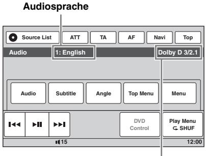 SONY XNV-L77BT TOMTOM - Bei der DVD-Wiedergabe - 1