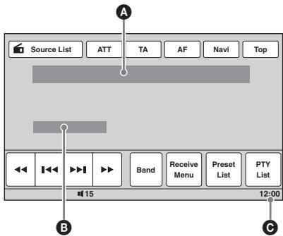 SONY XNV-L77BT TOMTOM - Rubriques d'affichage - 1