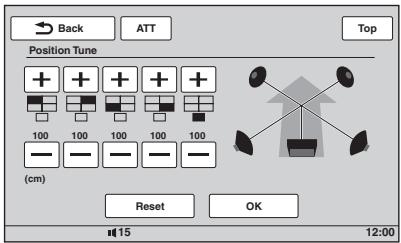 SONY XNV-L77BT TOMTOM - Calibrage précis de la position d'écoute — Réglage de la synchronisation intelligente - 1