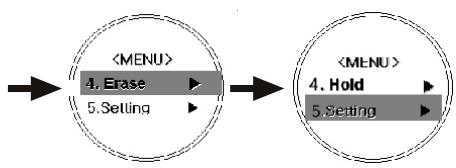NGS MPX - Options du Menu - 2